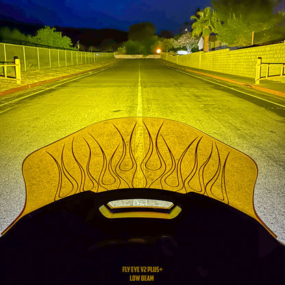 MOONSMC® Moonmaker Fly Eye® V2 5.75″ LED Headlight - MOONSMC® // Moons Motorcycle Culture