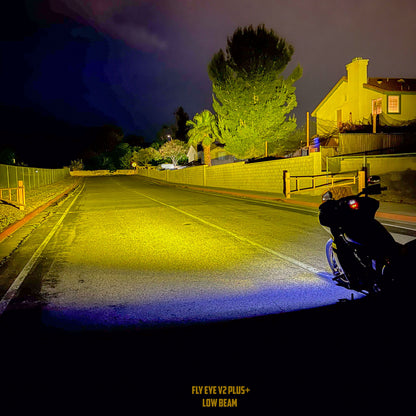 MOONSMC® Moonmaker Fly Eye® V2 5.75″ LED Headlight - MOONSMC® // Moons Motorcycle Culture