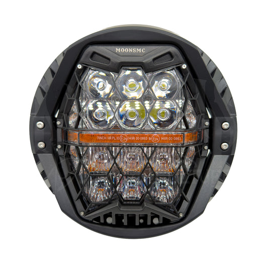 MOONSMC® 7" HexBeam Pro Series LED Headlight for Touring Models