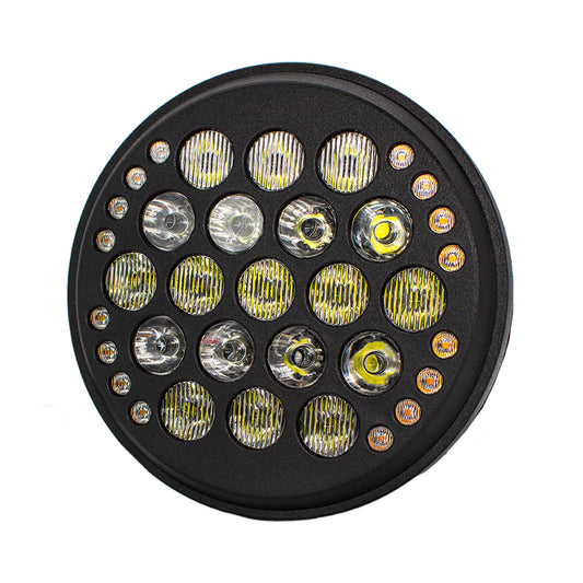 MOONSMC® Moonmaker Fly Eye® V2 5.75″ LED Headlight for harley-davidson softail dyna sportster FXR