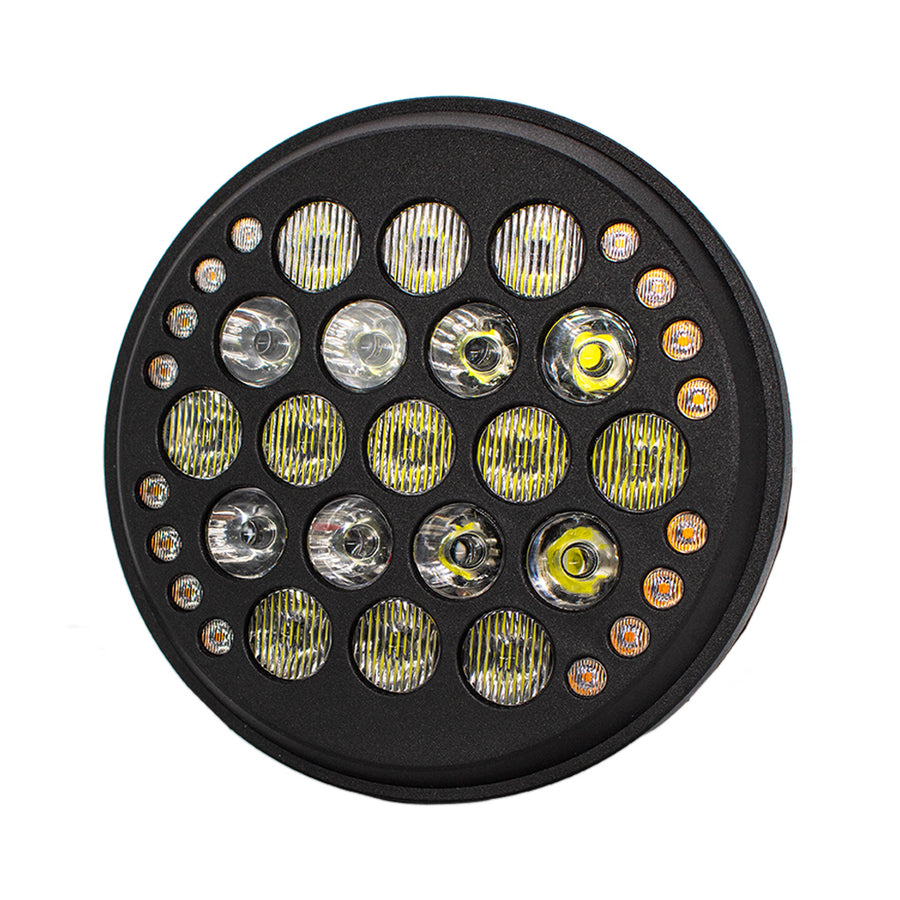 MOONSMC® Moonmaker Fly Eye® V2 5.75″ LED Headlight for harley-davidson softail dyna sportster FXR