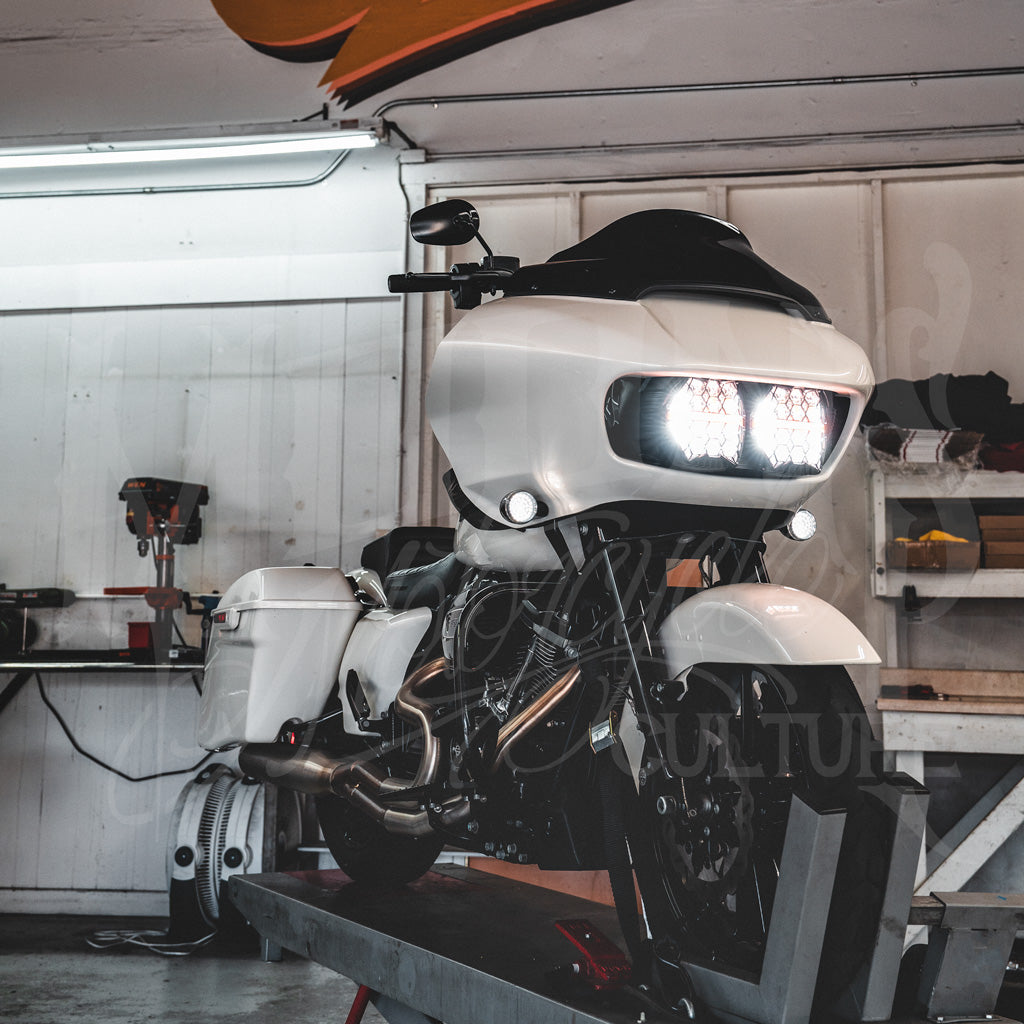 MOONSMC® HexBeam Pro Series Road Glide LED Headlight