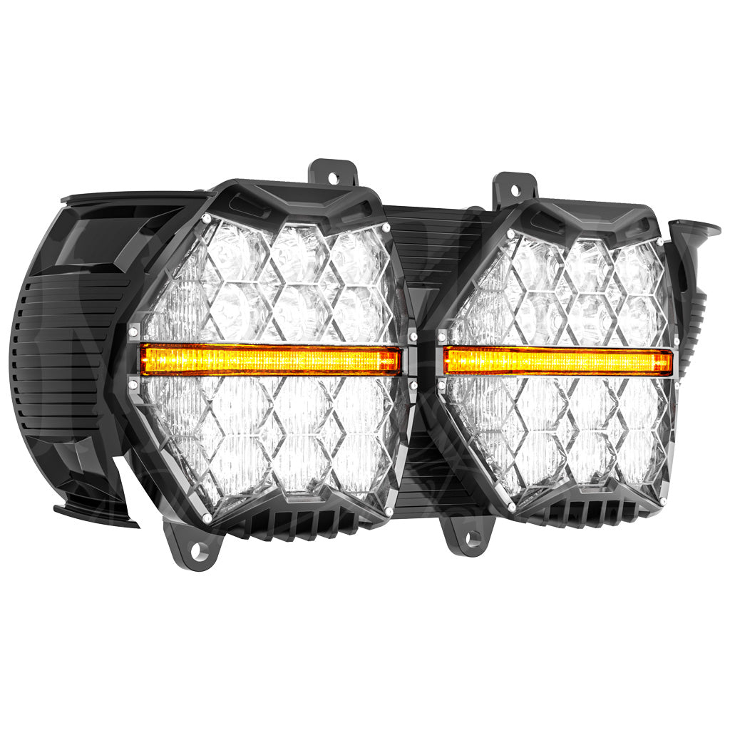 MOONSMC® HexBeam Pro Series Road Glide LED Headlight