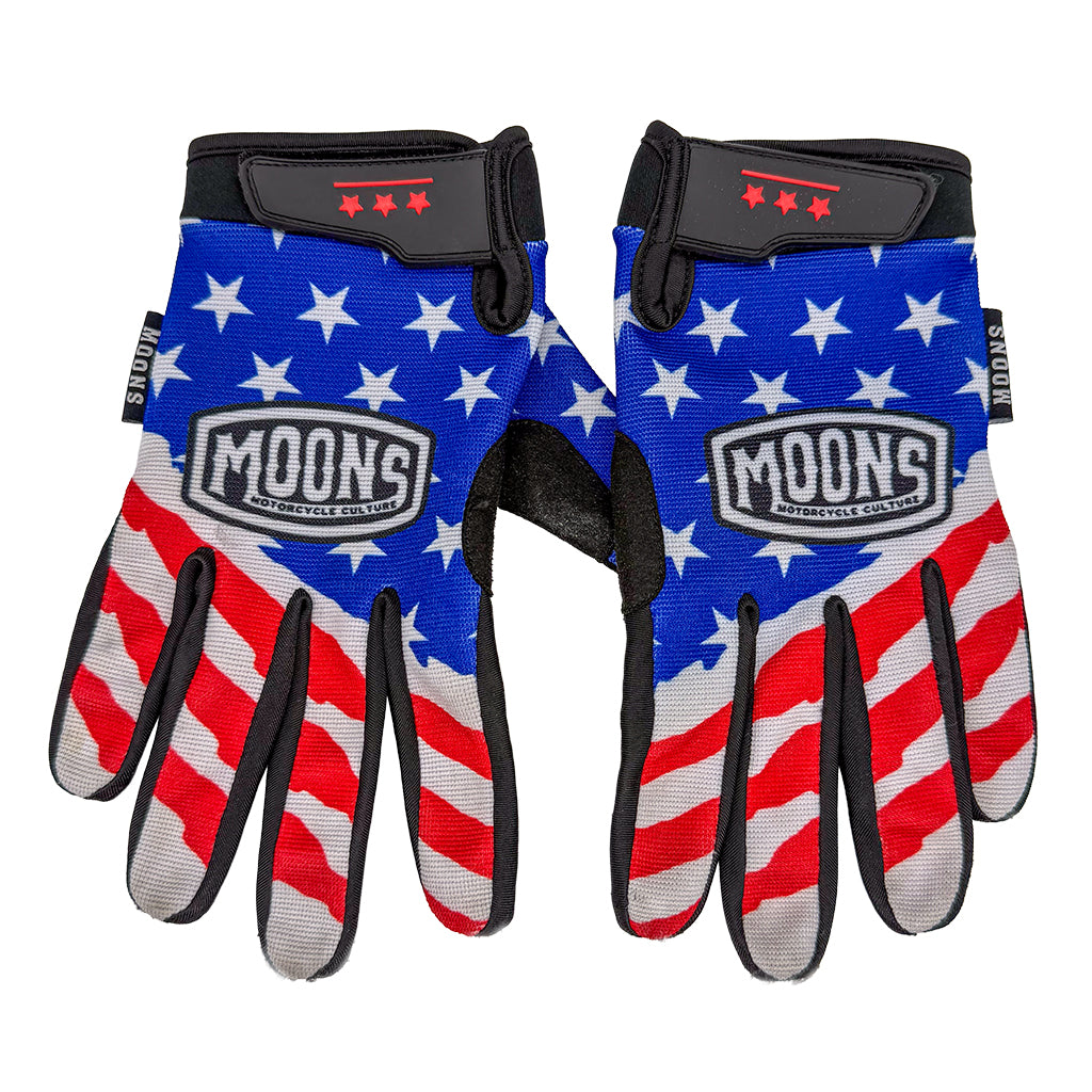 MOONSMC® MURICA - Red White & Blue Riding Gloves