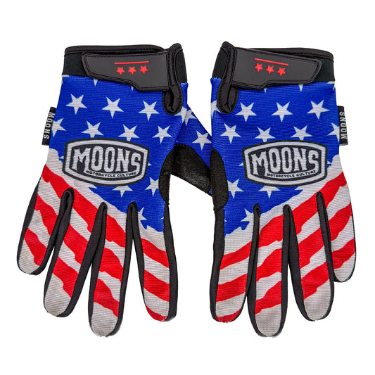 MOONSMC® MURICA - Red White & Blue Riding Gloves