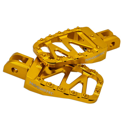 MOONSMC® MX Style Pegs – Billet Aluminum Motorcycle Foot Pegs V3 - MOONSMC® // Moons Motorcycle Culture
