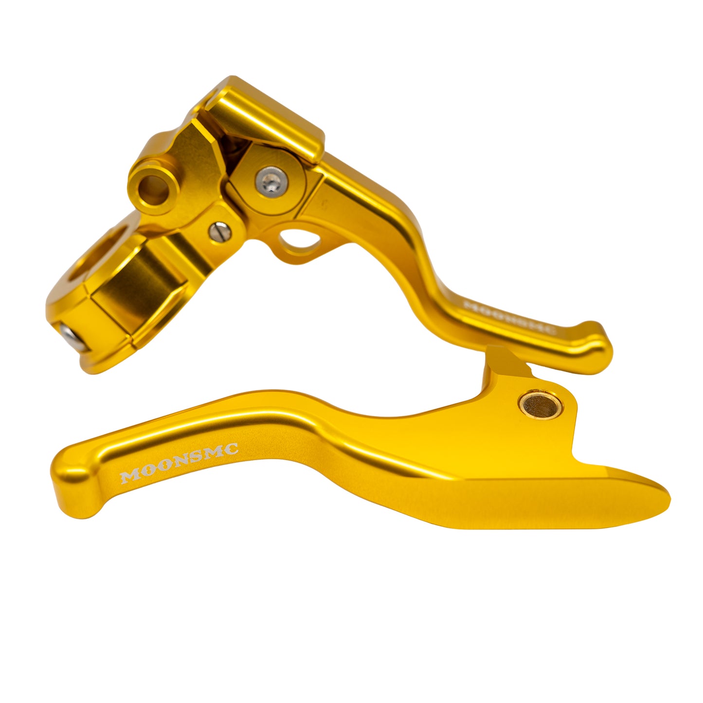 MOONSMC® Shorty EZ Pull Clutch & Brake Lever Combo For Harley Softail 2015-2024
