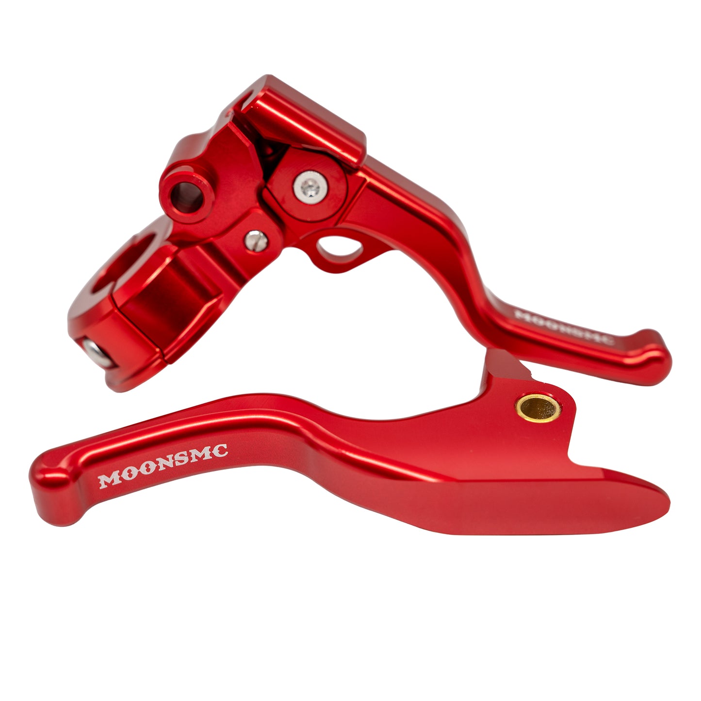 MOONSMC® Shorty EZ Pull Clutch & Brake Lever Combo For Harley Softail 2015-2024