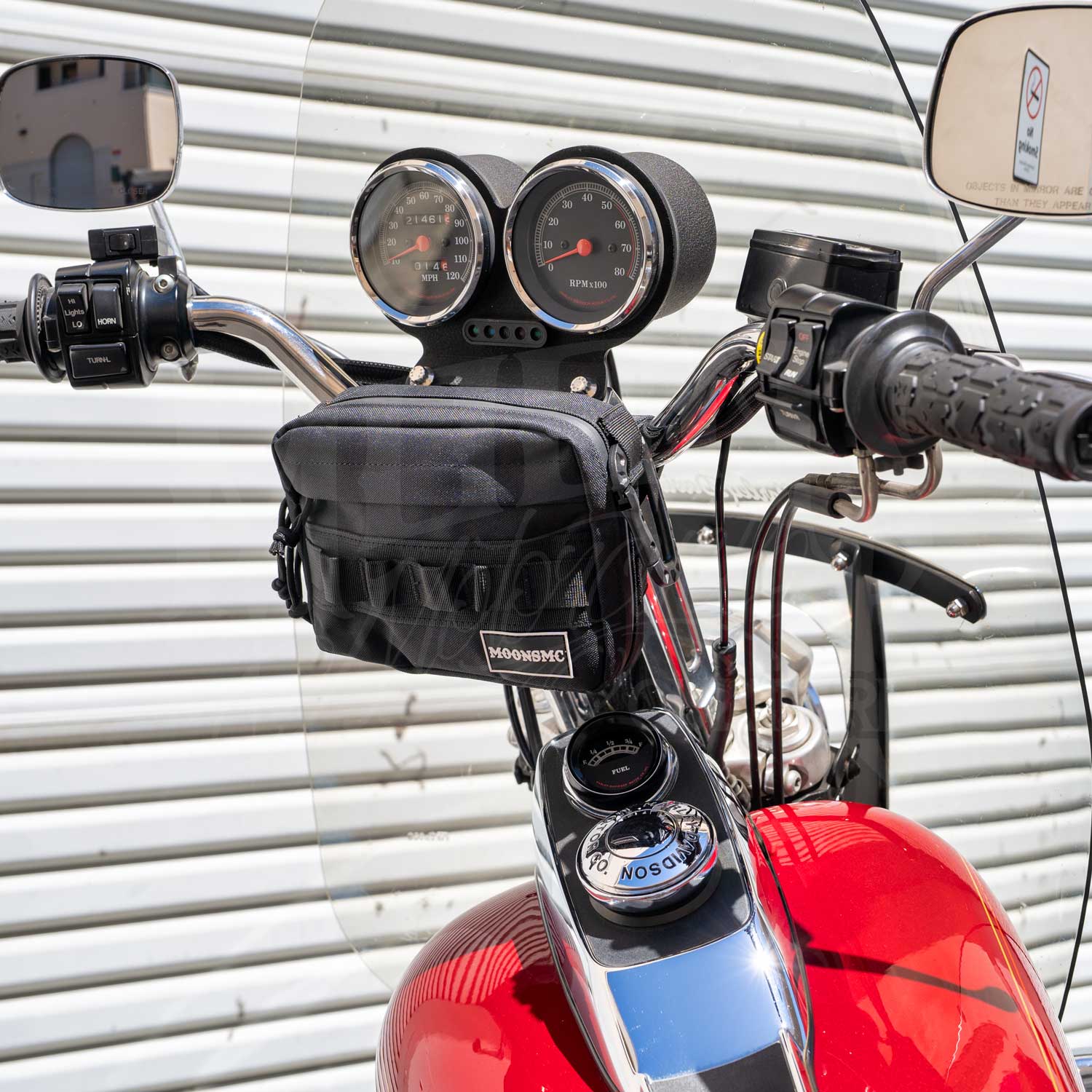 MOONSMC® UrbanOps Molle HandleBar Bag Woodland Camo