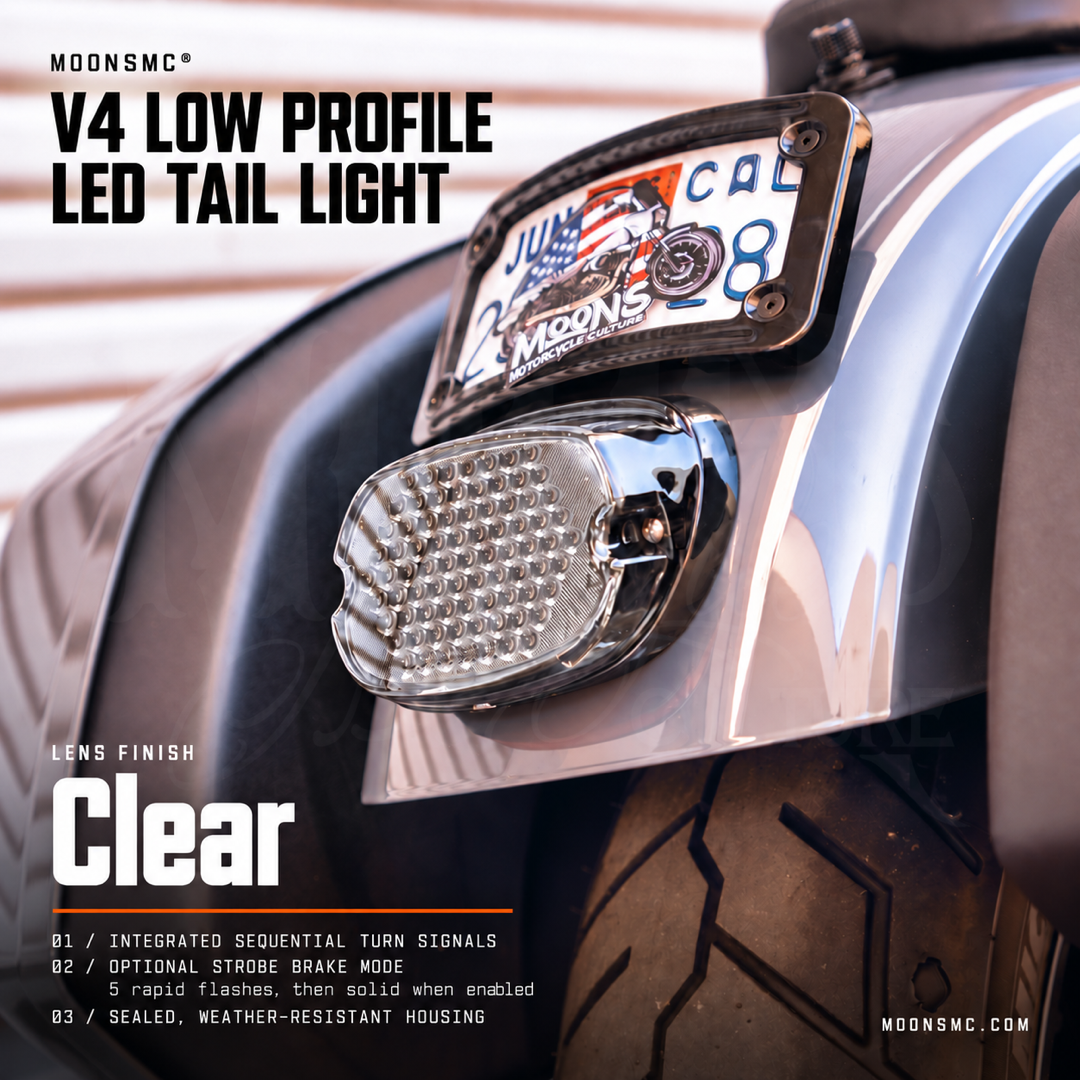 MOONSMC® Low Profile LED Tail Light V4 | Sequential + Strobe