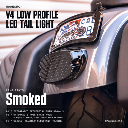 MOONSMC® Low Profile LED Tail Light V4 | Sequential + Strobe