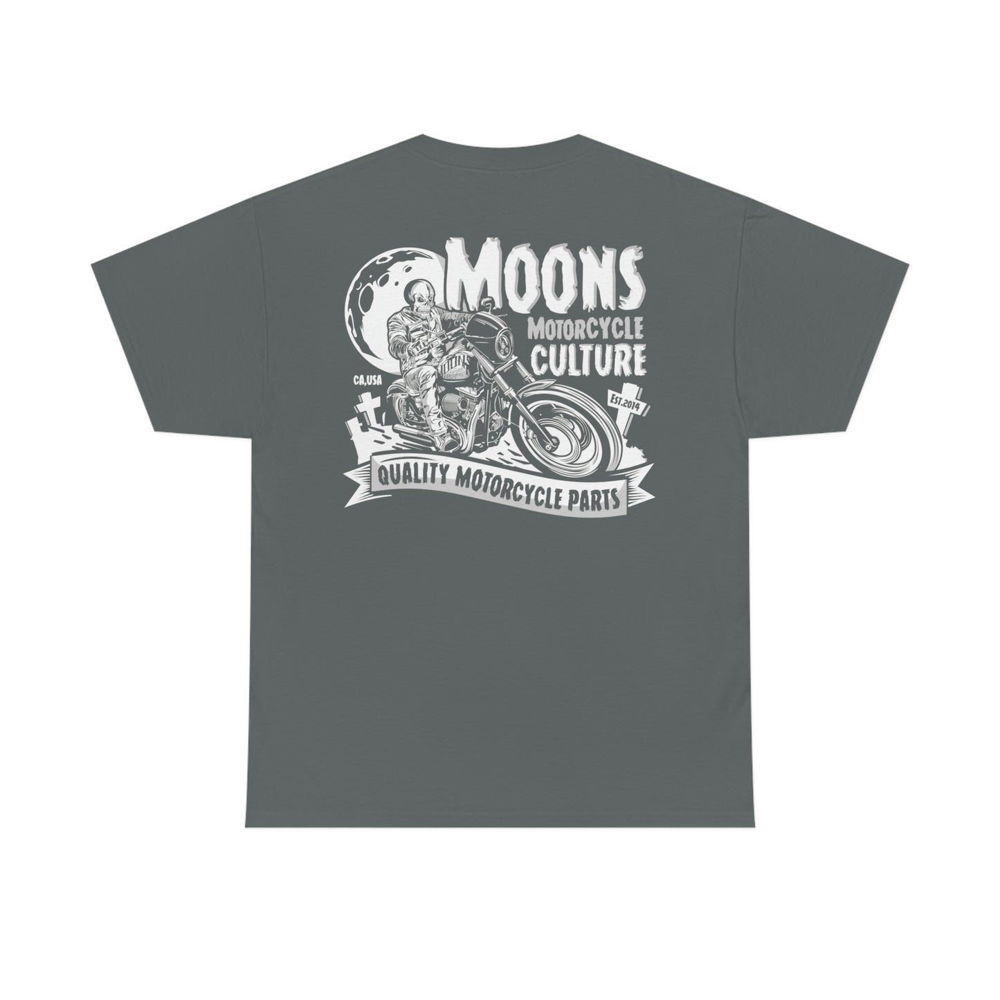 MOONSMC® FXLRS Skull Rider Heavy Cotton T-Shirt