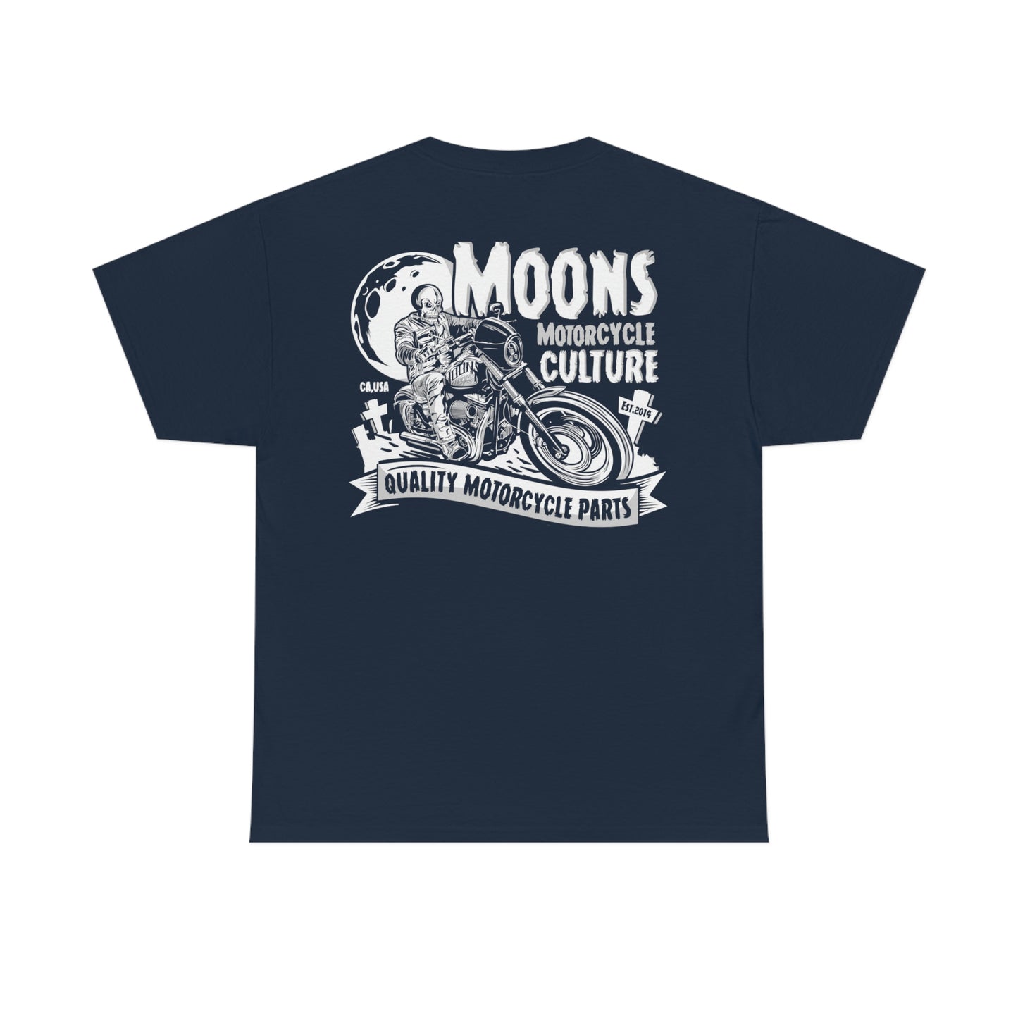 MOONSMC® FXLRS Skull Rider Heavy Cotton T-Shirt