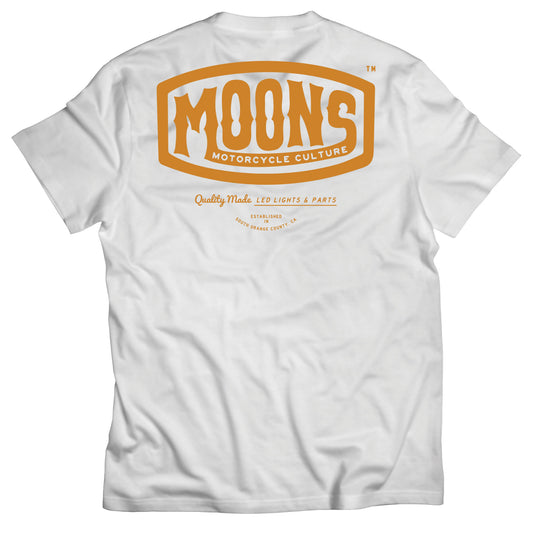 MOONSMC® Vintage Badge White Shirt