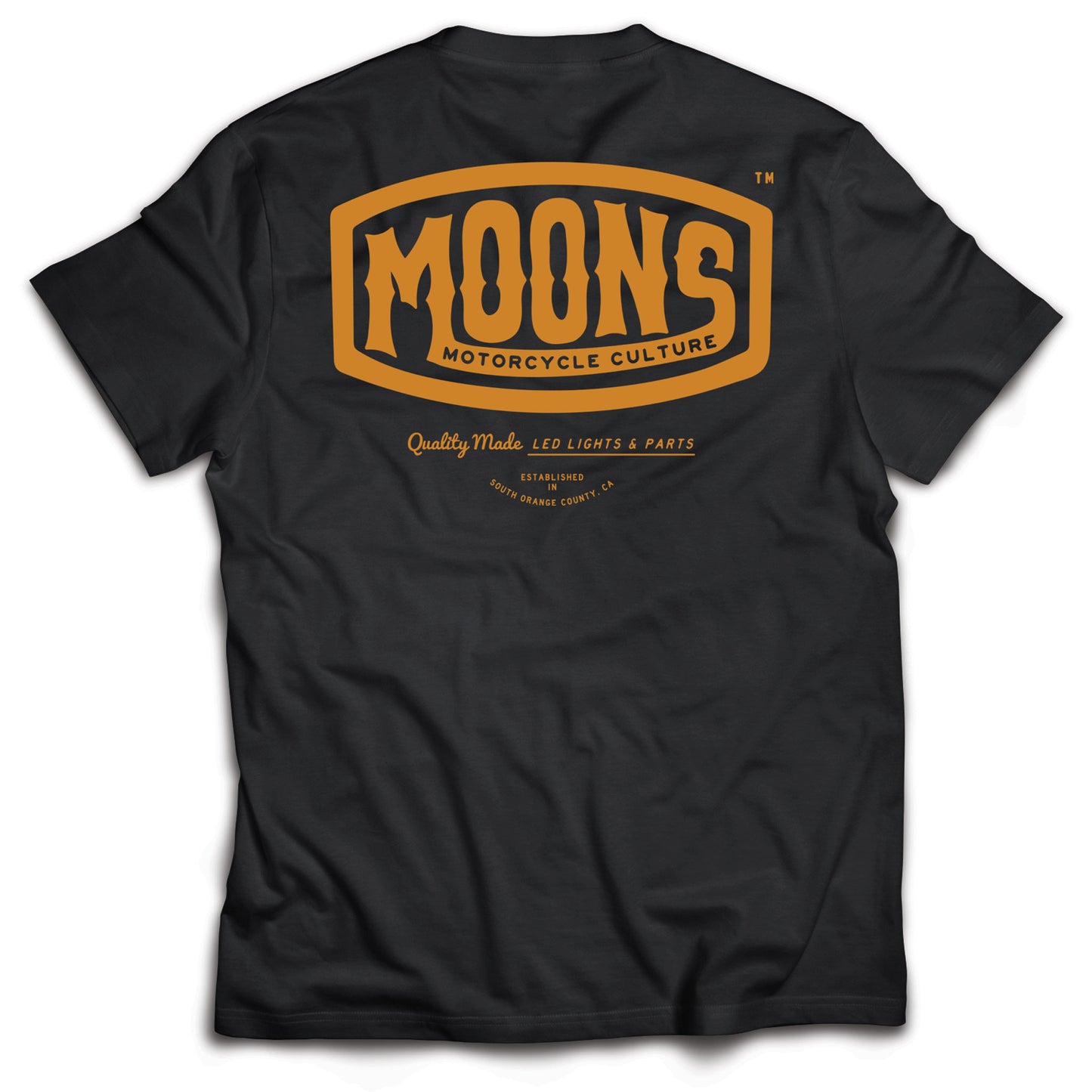 MOONSMC® Vintage Badge Black Shirt