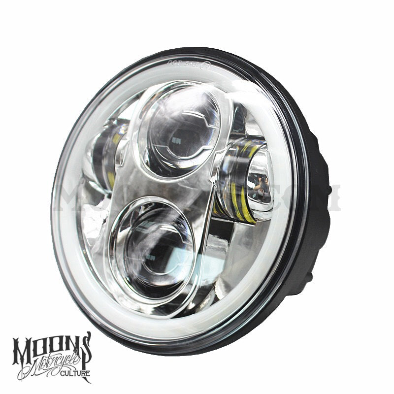 5.75 MOONSMC® HALO Series OG Moonmaker LED Headlight, Lighting, MOONS, MOONSMC® // Moons Motorcycle Culture