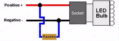 MOONSMC® High Power LED Load Resistors 25W, Lighting, MOONS, MOONSMC® // Moons Motorcycle Culture