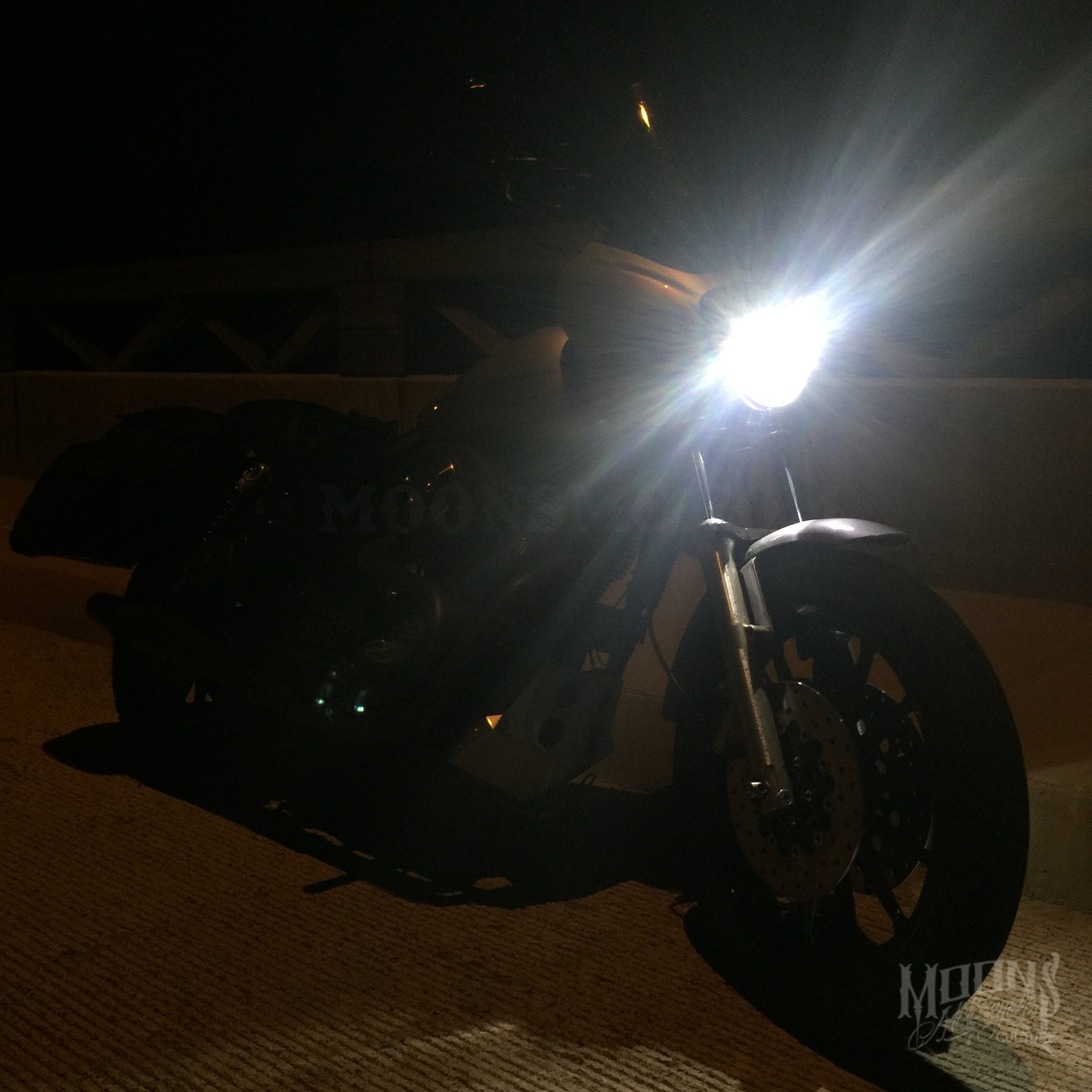 5.75 OG MOONSMC® Moonmaker LED Headlight For Harley, Lighting, MOONS, MOONSMC® // Moons Motorcycle Culture