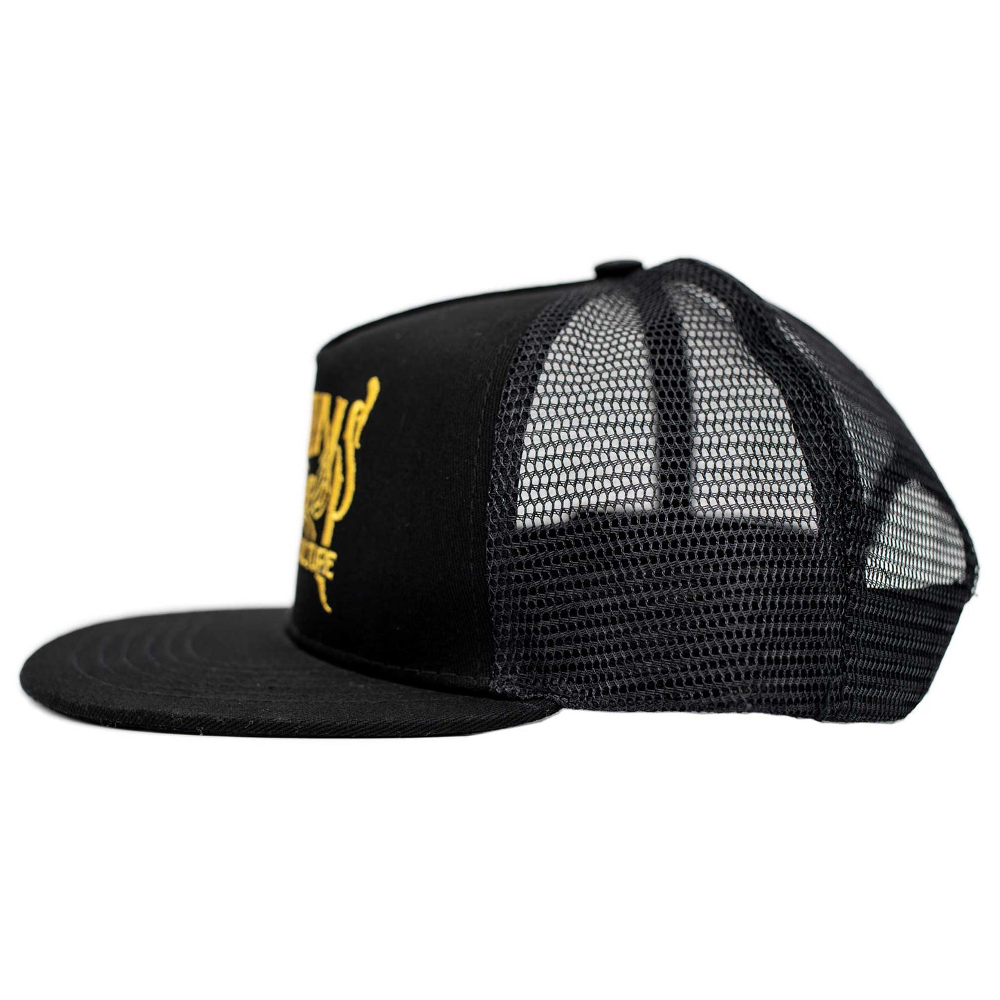 MOONSMC® OG Logo Black / Gold Snapback Hat