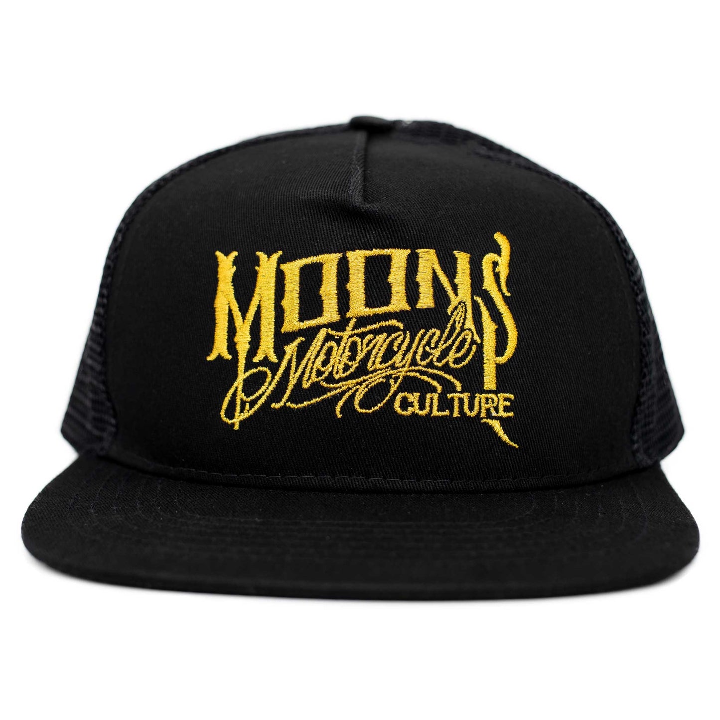 MOONSMC® OG Logo Black / Gold Snapback Hat