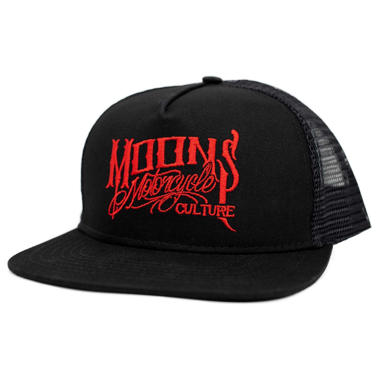 MOONSMC® OG Logo Black / Red Snapback Hat