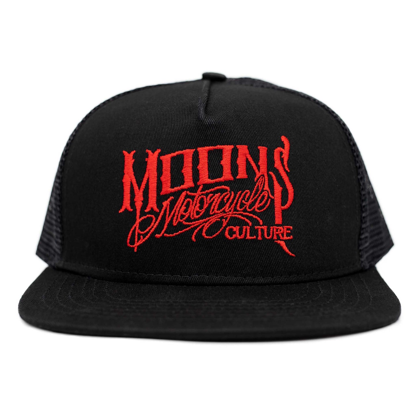MOONSMC® OG Logo Black / Red Snapback Hat