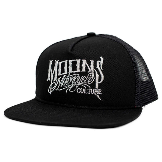 MOONSMC® OG Logo Black / Silver Snapback Hat