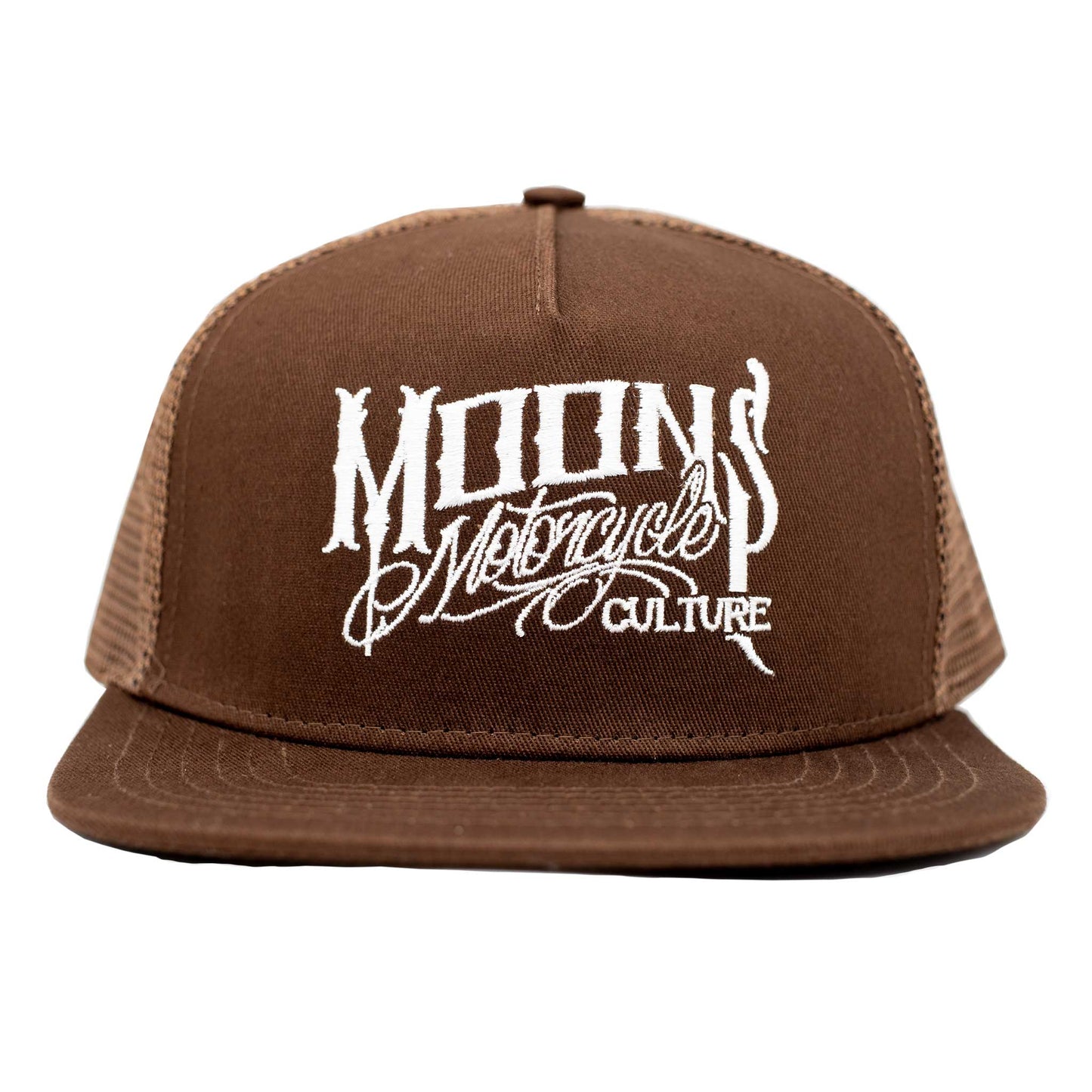 MOONSMC® OG Logo Brown / White Snapback Hat