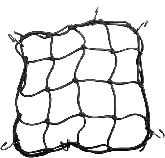 MOONSMC® Expandable Bungee Cargo Net with Metal Hooks