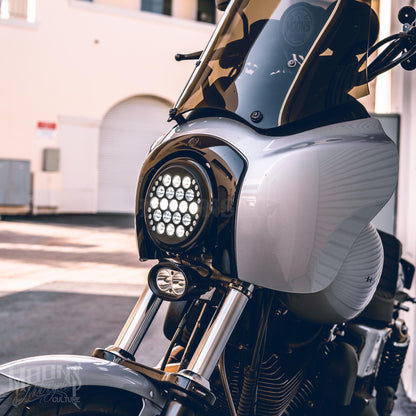 5.75 MOONSMC® Moonmaker Fly Eye® V2 LED Headlight, Lighting, MOONS, MOONSMC® // Moons Motorcycle Culture