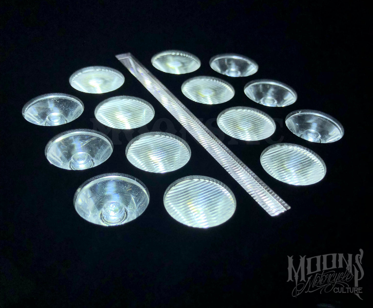 5.75 MOONSMC® Moonmaker Fly Eye® LED Headlight, Lighting, MOONS, MOONSMC® // Moons Motorcycle Culture