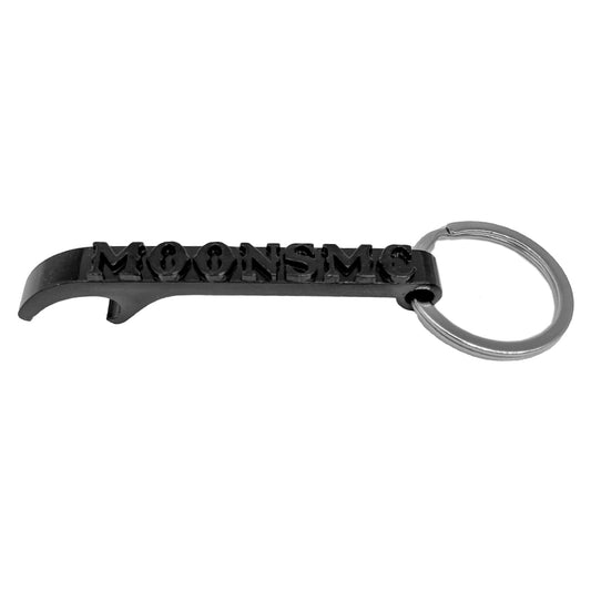 MOONSMC® Logo Keychain Bottle Opener Black