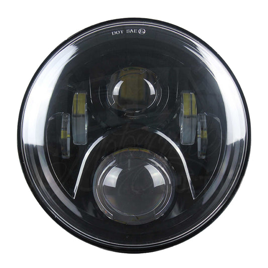 7" MOONSMC® Moonmaker LED Headlight For Harley