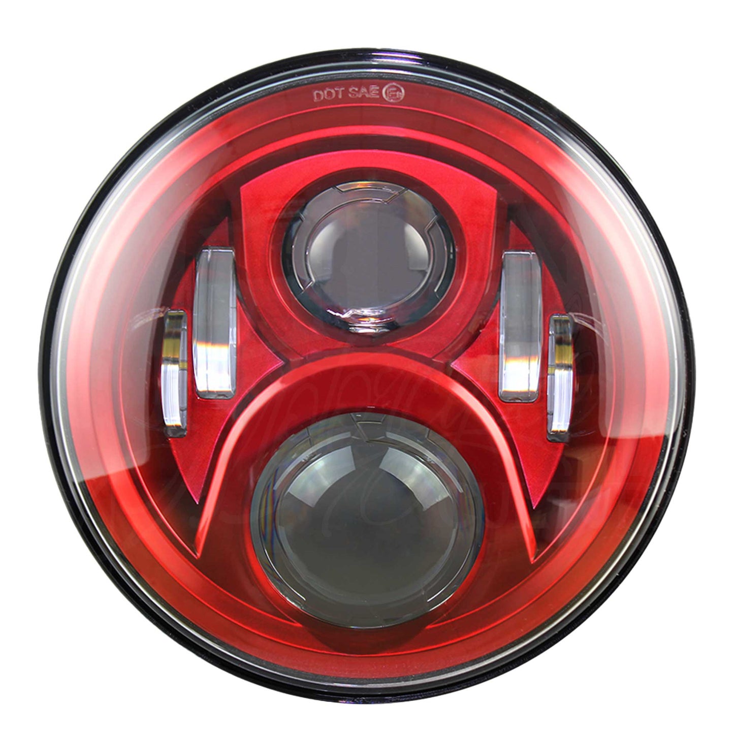 7" MOONSMC® Moonmaker LED Headlight For Harley
