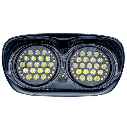 MOONSMC® Road Glide 2002-2013 Dual Fly Eye LED Headlight - MOONSMC® // Moons Motorcycle Culture