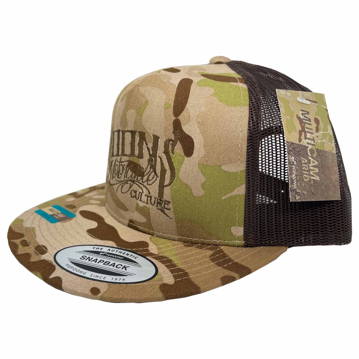 MOONSMC® OG Logo Arid Brown Multicam Snapback Hat