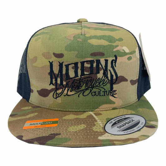 MOONSMC® OG Logo Half Camo Snapback Hat