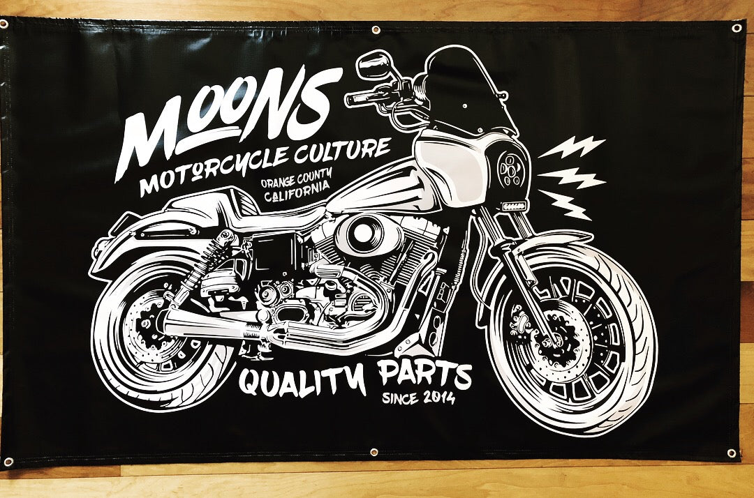 MOONSMC® TSPORT Shop Banner, Accessories, MOONS, MOONSMC® // Moons Motorcycle Culture
