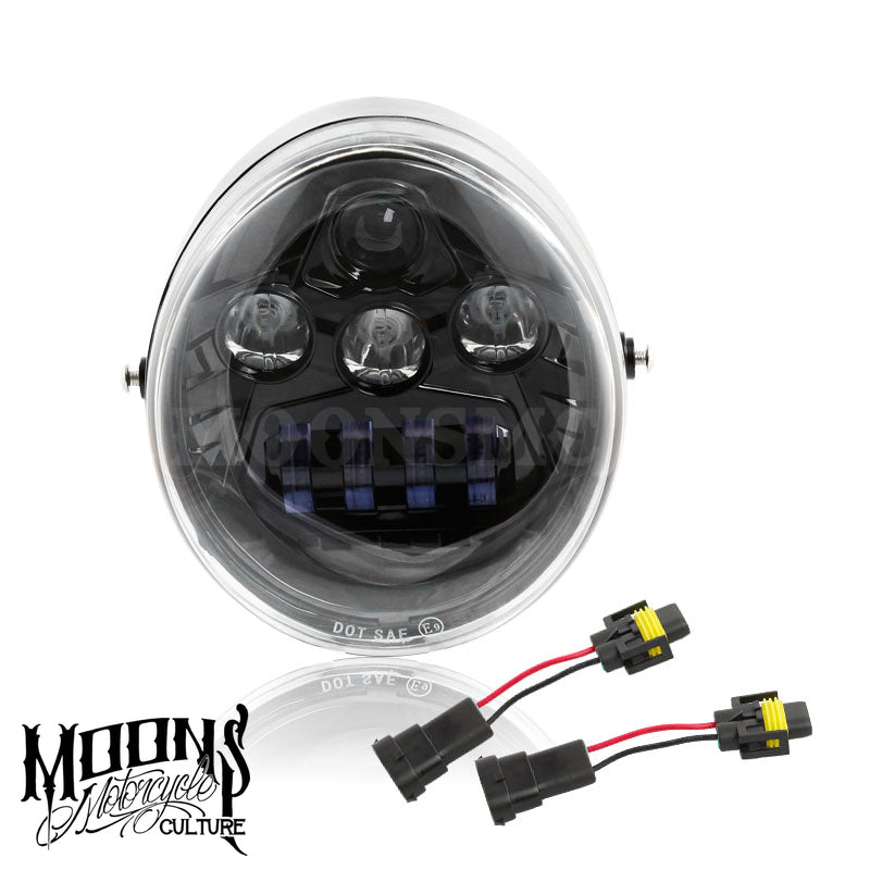 MOONSMC® Moonmaker LED Headlight For Vrod, Lighting, MOONS, MOONSMC® // Moons Motorcycle Culture